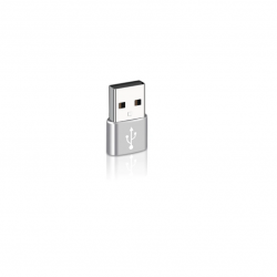 Переходник PALMEXX USB Type C - USB / серебро