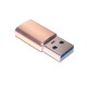 Переходник PALMEXX USB-C(f) - USB3.0(m) / золотой