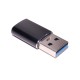Переходник PALMEXX USB-C(f) - USB3.0(m) / чёрный