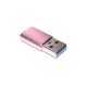 Переходник PALMEXX USB-C(f) - USB3.0(m) / розовый
