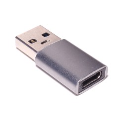 Переходник PALMEXX USB-C(f) - USB3.0(m) / серый