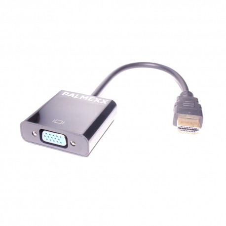 Кабель PALMEXX HDMI - VGA черный