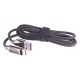 Кабель PALMEXX USB3.0 to USB-C с индикатором мощности, до 40W, длина 1.2м, чёрный