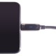 Кабель PALMEXX USB3.0 to USB-C с индикатором мощности, до 40W, длина 1.2м, чёрный