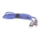 Кабель PALMEXX USB-C to USB-C с индикатором мощности, до 60W, длина 1.2м, синий