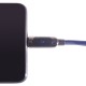Кабель PALMEXX USB-C to USB-C с индикатором мощности, до 60W, длина 1.2м, синий