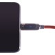 Кабель PALMEXX USB-C to USB-C с индикатором мощности, до 100W, длина 1.2м, красный