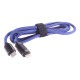 Кабель PALMEXX USB-C to Lightning с индикатором мощности, до 20W, длина 1.2м, синий
