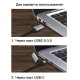 Устройство видеозахвата PALMEXX VCAP-002 HDMI to USB-C+USB