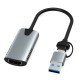 Устройство видеозахвата PALMEXX VCAP-002 HDMI to USB-C+USB