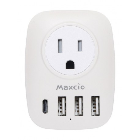 Зарядное устройство European Travel Plug Adapter US+CN+3*USB+TypeC