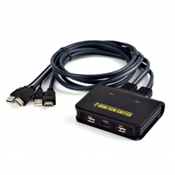Коммутатор PALMEXX KVM-переключатель HDMI+USB на 2 компьютера