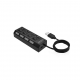 Хаб PALMEXX USB2.0 на 4 порта с выключателями портов