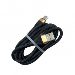Кабель PALMEXX USB3.0 to USB-C, 480Mbps, 6A, длина 1м, чёрный