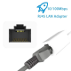Адаптер PALMEXX Lightning to Ethernet (RJ45) 10/100Mbps для iPhone/iPad, длина кабеля 0.5м