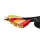 Кабель PALMEXX AV RCA (тюльпаны) Gold Premium 1.8m