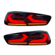 Тюнинг фонари Lancer X FULL LED “AUDI STYLE” / черные