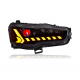 Тюнинг фары Lancer X FULL LED “AUDI STYLE” DEMON EYE / черные
