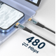 Кабель PALMEXX USB-C to Lightning, PD 30W, длина 1.2м, голубой