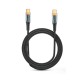 Кабель PALMEXX USB-C to USB-C, PD 100W, длина 1.2м, чёрный