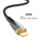 Кабель PALMEXX USB-A to Lightning, PD 30W, длина 2.0м, чёрный