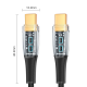 Кабель PALMEXX USB-A to USB-C, PD 100W, длина 2.0м, белый