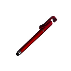 Стилус-ручка PALMEXX для экранов мультитач с держателем для телефона /красный