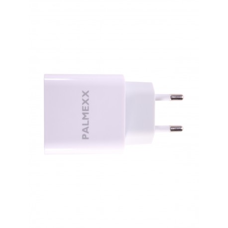 Блок питания PALMEXX USB 2.4A + USB-C 18W 5V-3A/9V-2A/12V-1.5A