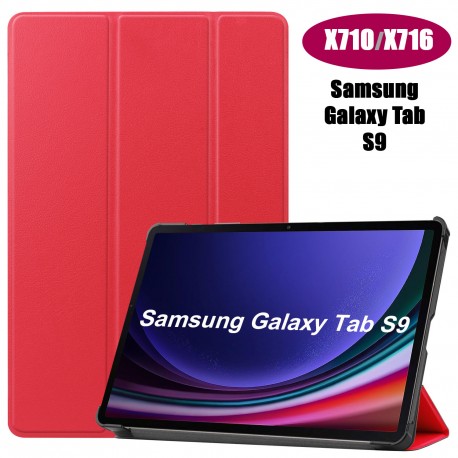 Чехол Palmexx "SMARTBOOK" для планшета Samsung Tab S9 X710 11.0 / красный