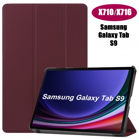 Чехол Palmexx "SMARTBOOK" для планшета Samsung Tab S9 X710 11.0 / бордовый