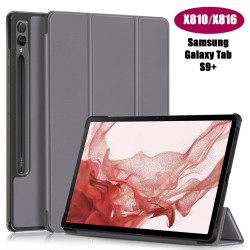 Чехол Palmexx "SMARTBOOK" для планшета Samsung Tab S9+ X810 14.6 / серый