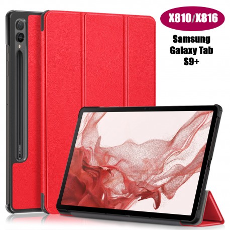 Чехол Palmexx "SMARTBOOK" для планшета Samsung Tab S9+ X810 14.6 / красный