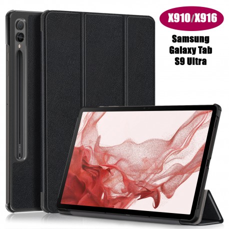Чехол Palmexx "SMARTBOOK" для планшета Samsung Tab S9 Ultra X910 12.4 / чёрный