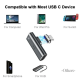 Магнитный адаптер PALMEXX USB-C 4.0, PD100W, 4K@60Hz, 40Gbps, угловой