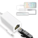 Адаптер PALMEXX Lightning to Ethernet (RJ45) 10/100Mbps для iPhone/iPad