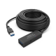 Удлинитель активный PALMEXX USB3.0(m)-USB3.0(f), питание 3.5*1.35(f) 5V, 5 метров