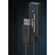 Удлинитель активный PALMEXX USB3.0(m)-USB3.0(f), питание 3.5*1.35(f) 5V, 5 метров