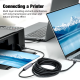 Удлинитель активный PALMEXX USB3.0(m)-USB3.0(f), питание USB-C(f) 5V, 5 метров