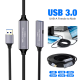 Удлинитель активный PALMEXX USB3.0(m)-USB3.0(f), питание USB-C(f) 5V, 10 метров