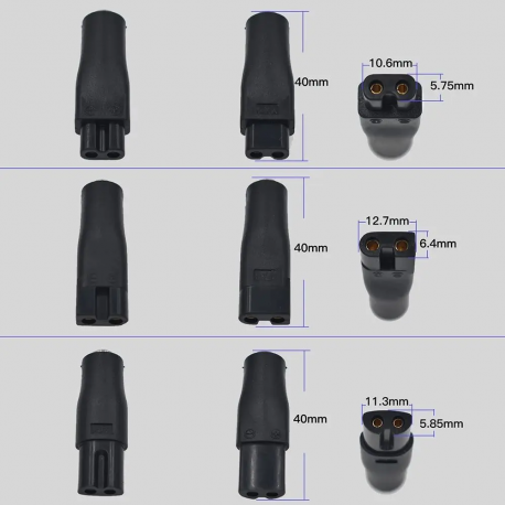 Кабель питания PALMEXX для электробритв универсальный, USB, DC5V, 6 модельных насадок