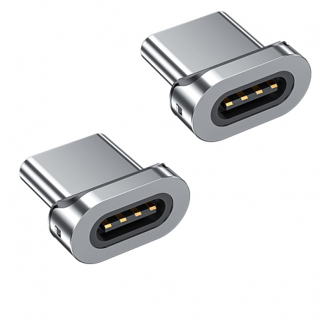 Комплект магнитных коннекторов PALMEXX, интерфейс USB-C 2.0, 2шт