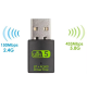 Адаптер PALMEXX USB WiFi 802.11ac + BT5.0, Realtek8821CU