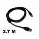 Кабель PALMEXX для принтера USB A-B, 2.7 метров
