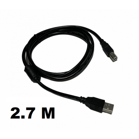 Кабель PALMEXX для принтера USB A-B, 2.7 метров