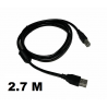 Кабель PALMEXX для принтера USB A-B, 2.7 метров