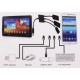 Переходник Micro USB - OTG USB 2.0 (2 порта)+Micro USB (mama)