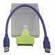 Кабель PALMEXX USB3.0-SATA (конвертер + пластиковый бокс)