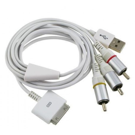Кабель AV для iPhone 3, 4 / iPod 3, 4