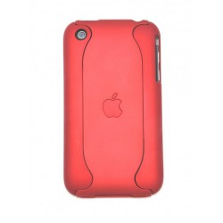 Чехол для iPhone 3G жесткий чехол-корпус бардовый