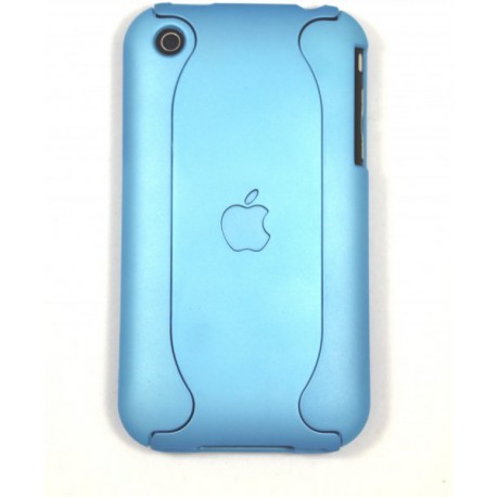 Чехол для iPhone 3G жесткий чехол-корпус голубой